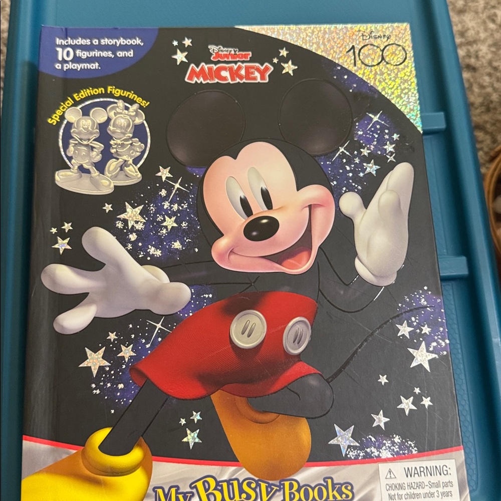 NIB Disney Mickey My Busy Books with 10 Figurines to include special edition.